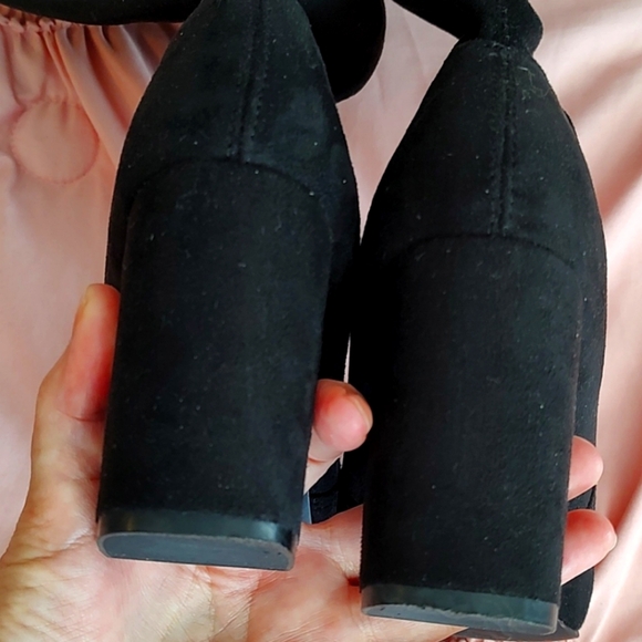 CHINESE LAUNDRY BLACK SUEDE ABOVE THE KNEE BOOTS! SIZE 7. - Picture 5 of 9